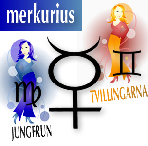 Merkurius transit via de tolf husen i astrologin