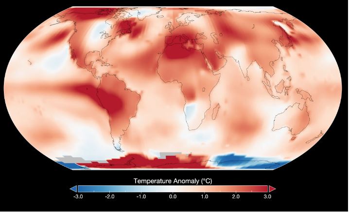 NASA: Rekordvarm juli 2023 men 2024 blir ännu varmare 
