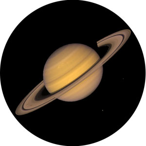 Saturnus i solsystemet